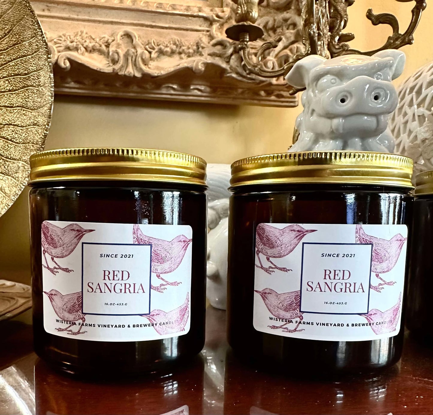 RED SANGRIA PERFUMED CANDLE