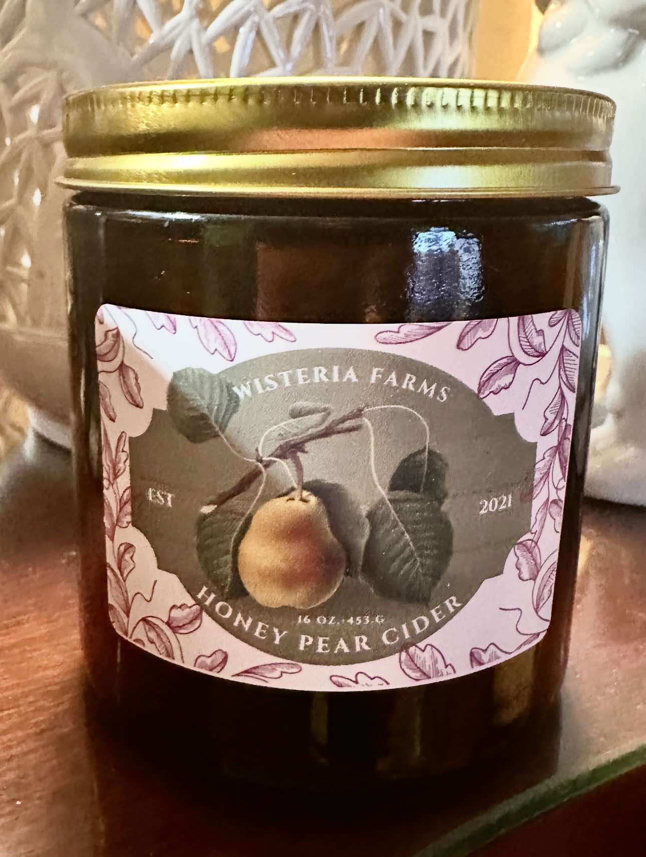 HONEY PEAR CIDER PERFUMED CANDLE
