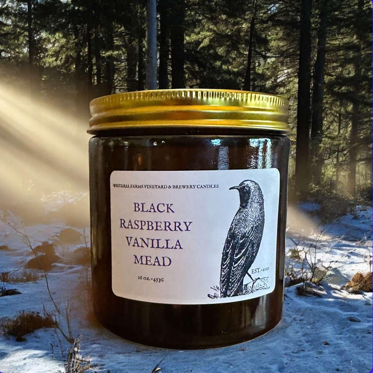 BLACK RASPBERRY VANILLA MEAD PERFUMED CANDLE