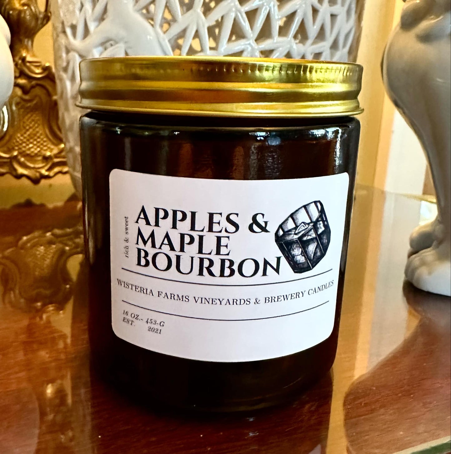 APPLES & MAPLE BOURBON PERFUMED CANDLE