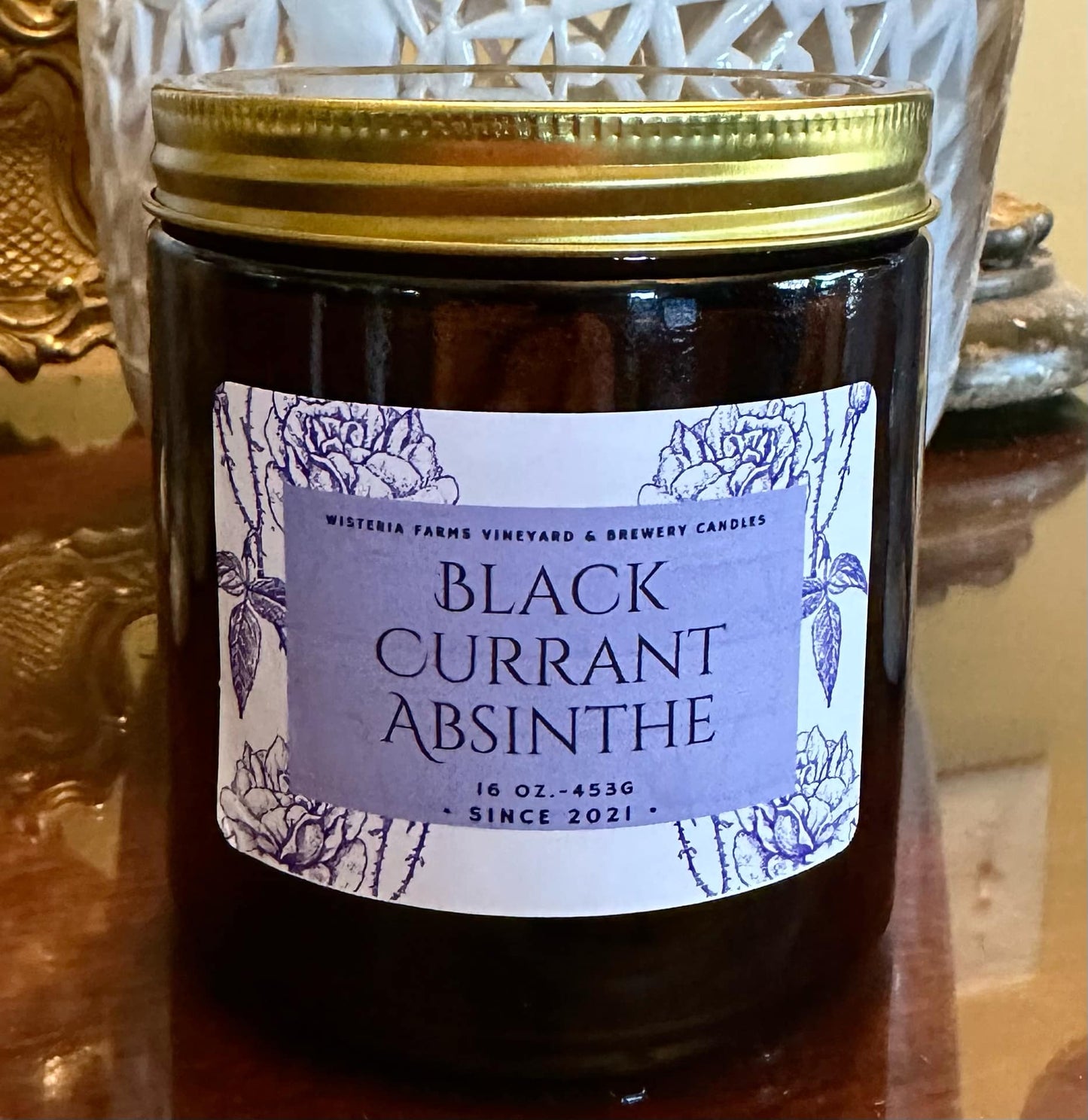 BLACK CURRANT ABSINTHE PERFUMED CANDLE
