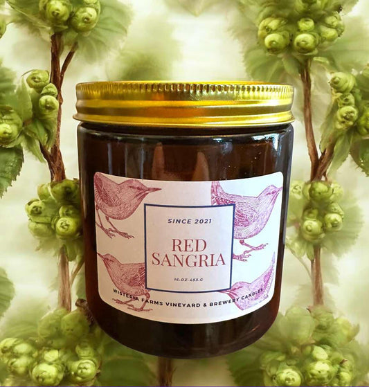 RED SANGRIA PERFUMED CANDLE