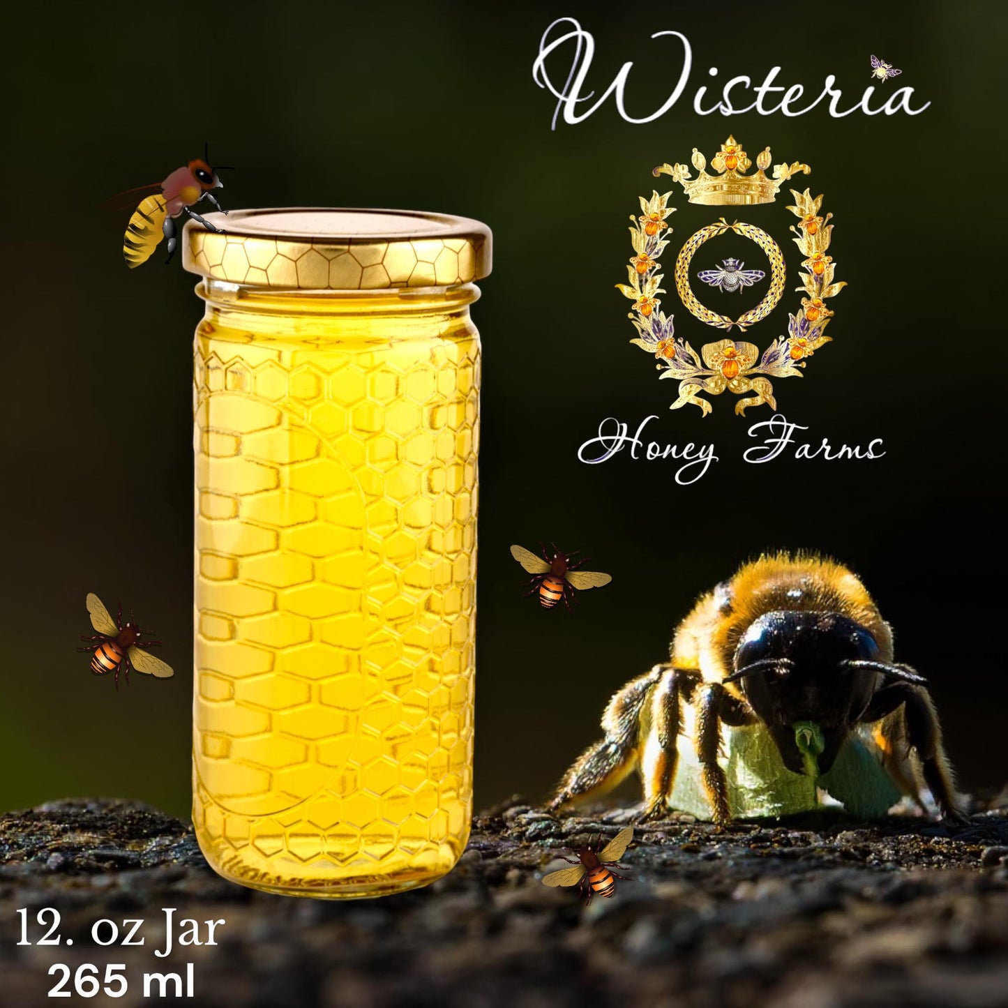 100% GOURMET RAW HONEY