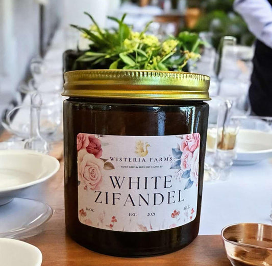 WHITE ZIFANDEL PERFUMED CANDLE